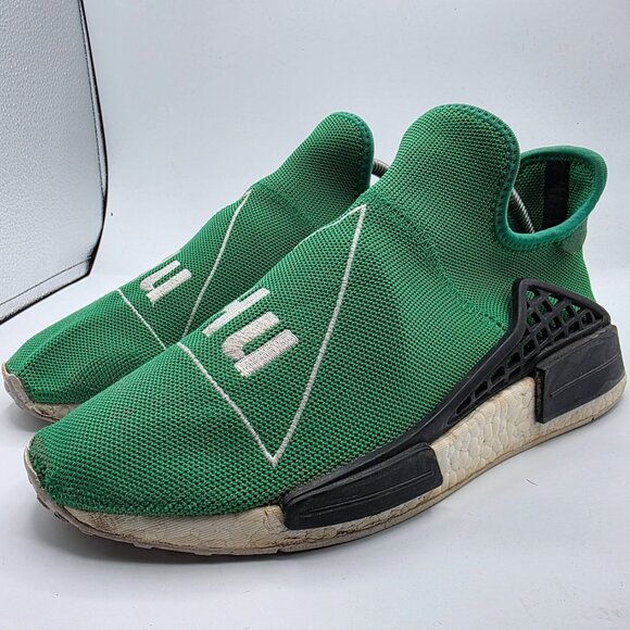 Adidas Pharrell x NMD Human Race Green Mens Size 9 Sneaker Shoes Casual Walking - Picture 4 of 13